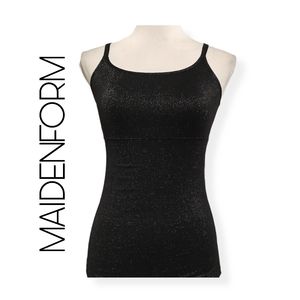 Maiden Form Black and Sparkles Camisole